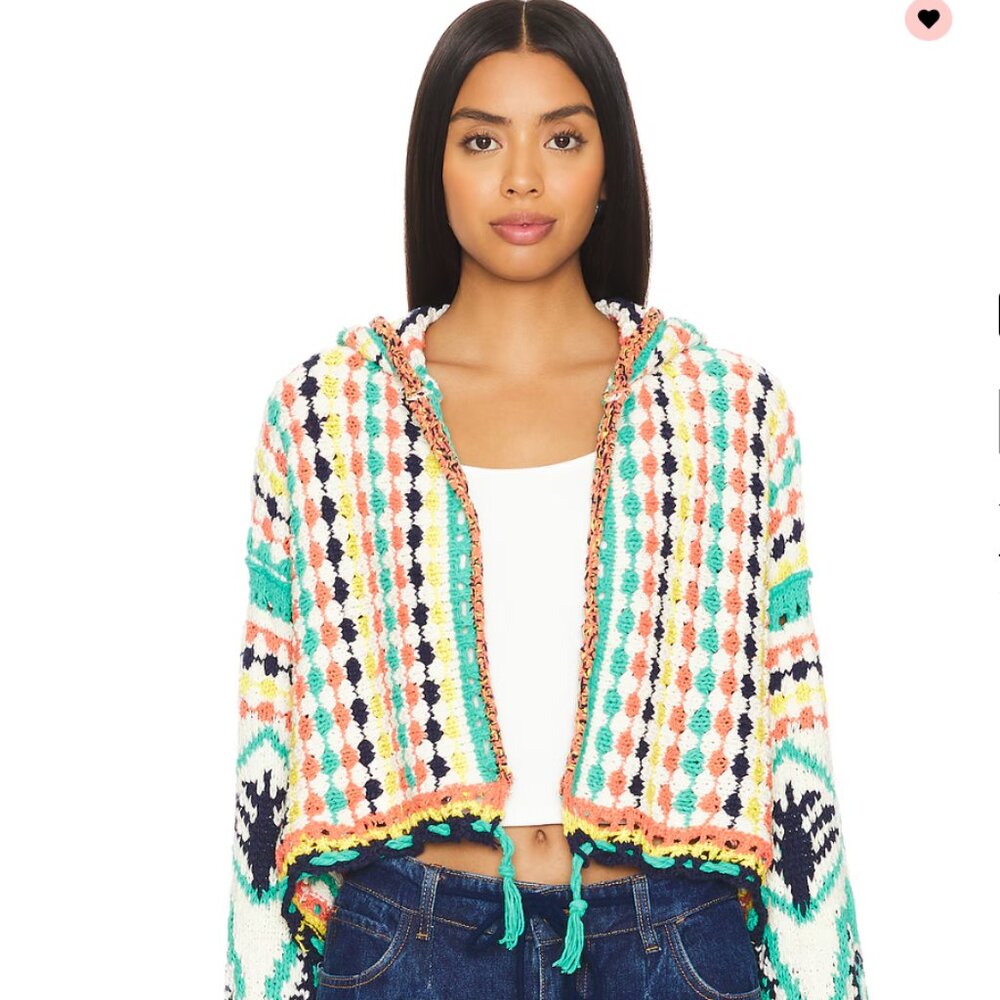 Baja Baby Cardi - NWT Size Small Free People